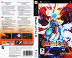 Free download Breath of Fire III [ULES-00193] PAL PSP Box Art free photo or picture to be edited with GIMP online image editor